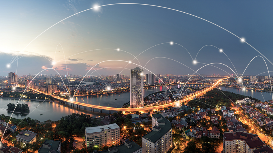 Connected cityscape