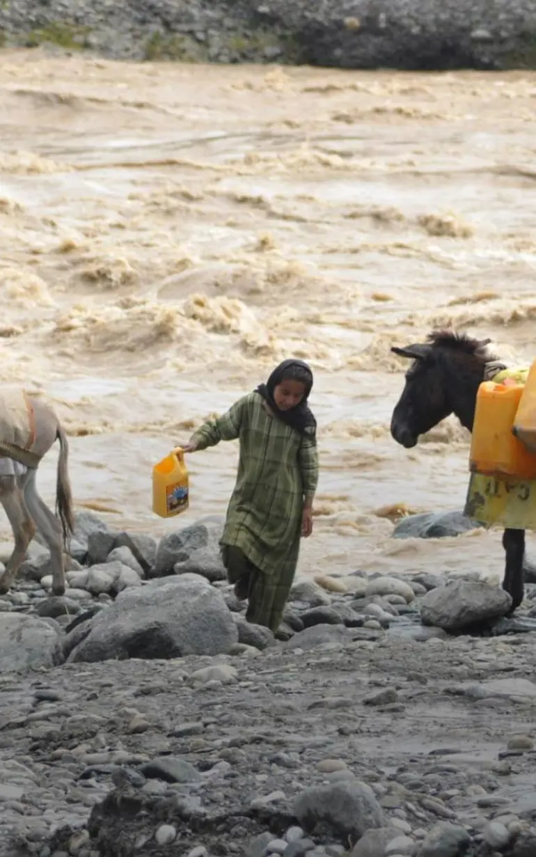 "Climate Change and our Empty Hand". Photo © WMO / Malia Zerak and Faiz Abad, Badakhshan, Afghanistan.