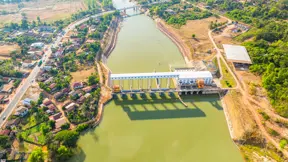 Supporting the construction of a new hydropower plant